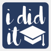 ik deed het vierkante sticker (Voorkant)