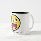 ik deed het voor de lulz mok (Voorkant rechts)