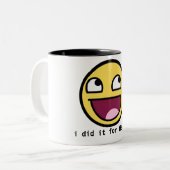 ik deed het voor de lulz mok (Voorkant links)