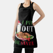 Ik deed mee voor kerstkoekjes en melk schort (Insitu)