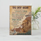 Ik deed mijn ogen maar even dicht - Vader aan zoon Kaart (Staand voorkant)