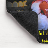 Ik deel mijn teddybeer niet muismat (Hoek)