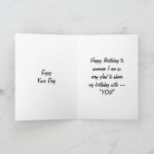 IK DEEL MIJN VERJAARDAG LIEVER MET JULLIE DAN MET  KAART (Binnen)