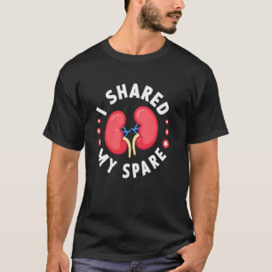 Ik Deelde Mijn Reserve Nierdonor Funny Niertranspl T-shirt