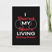 Ik deelde mijn reservedonor kaart (Voorkant)