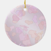 ik definieer schoonheid. leuke hardeklare gradiënt keramisch ornament (Achterkant)