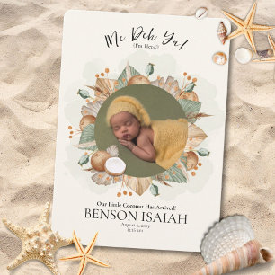 Ik Deh Ya! (Ik ben hier!) Jamaicaanse Geboorteaank Kaart