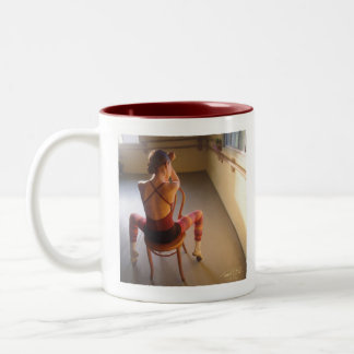 Ik denk aan Ballerina, ik wil een Ballerina zijn,  Tweekleurige Koffiemok