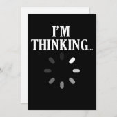 Ik denk aan Computer IT Tech Software Programmer Bedankkaart (Voorkant / Achterkant)