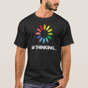Ik denk aan computercodering Geeks Nerd Pr. T-shirt