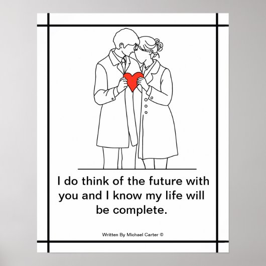 Ik denk aan de toekomst met jullie__Poster Poster (Voorkant)