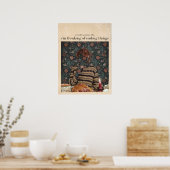 Ik denk aan het beëindigen van dingen poster (Keuken)