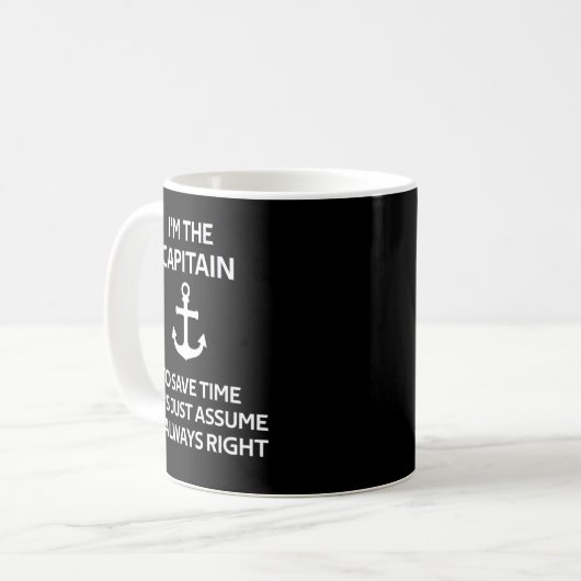 Ik denk aan het zeilen van Sailboat Gift. Koffiemok (Voorkant links)
