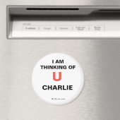 Ik denk aan je CHARLIE Magneet (Insitu (Vaatwasser))