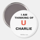 Ik denk aan je CHARLIE Magneet (Voorkant / Achterkant)