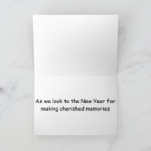 IK DENK AAN JE MET KERST FEESTDAGEN KAART (Binnen)