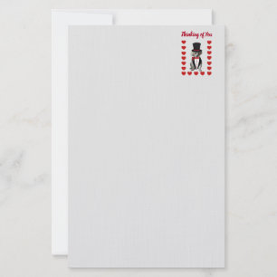 Ik denk aan je poedel briefpapier