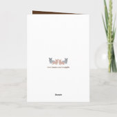 Ik denk aan jou Corgi Kaart (Achterkant)