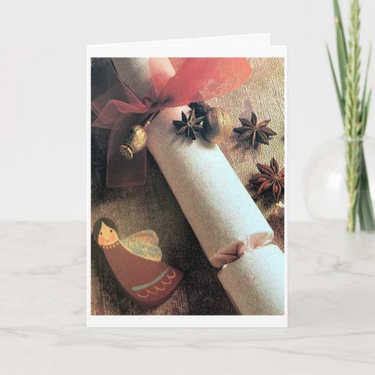 IK DENK AAN JOU EN WIL ZEGGEN "VROLIJK KERSTFEEST" KAART (Voorkant)