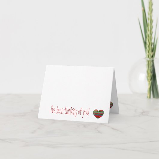 Ik denk aan jou kaart (Voorkant)