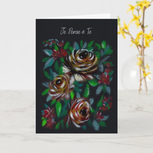 Ik denk aan jou kaart (Gele Bloem)