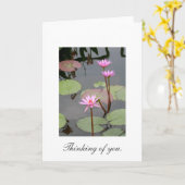 Ik denk aan jou. kaart (Gele Bloem)