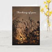 Ik denk aan jou | kaart (Gele Bloem)