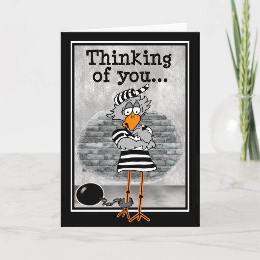 Ik denk aan jou: leeg van binnen. kaart (Voorkant)