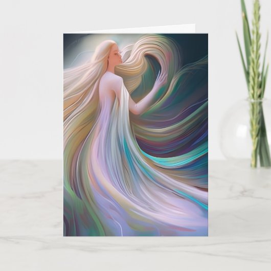 Ik denk aan jou, mijn vriend kaart (Voorkant)