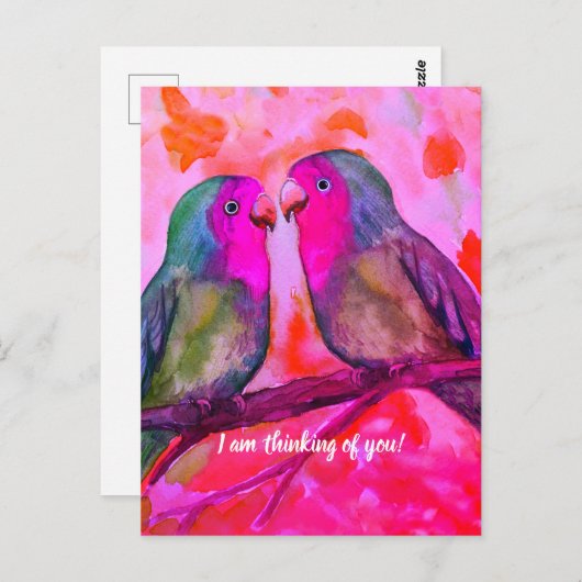 Ik denk aan jullie briefkaart (Voorkant / Achterkant)