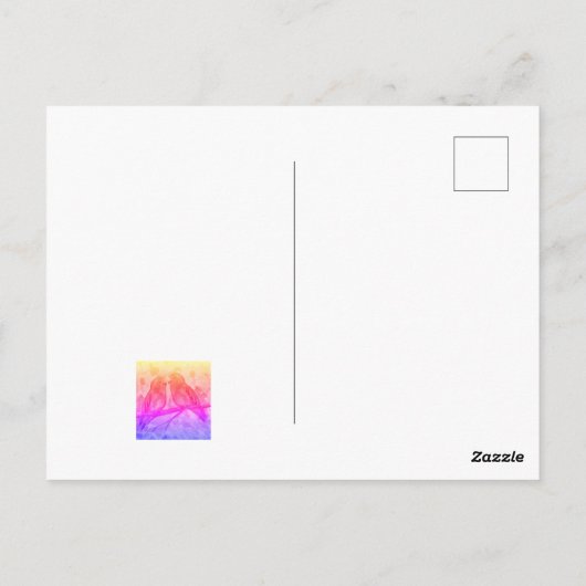 Ik denk aan jullie briefkaart (Achterkant)