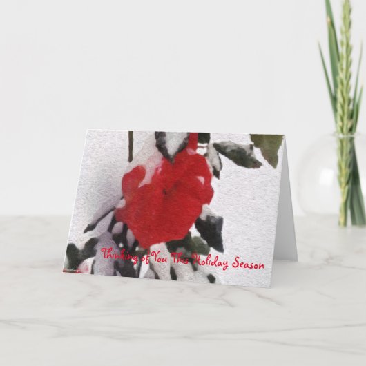 Ik denk aan jullie dit vakantieseizoen feestdagen kaart (Voorkant)