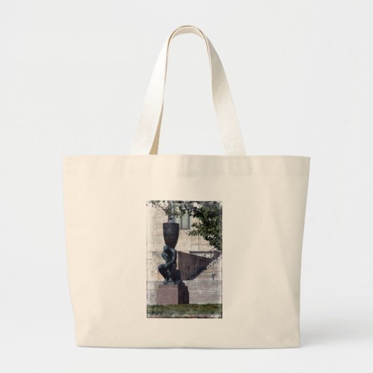 Ik denk aan Kansas City Grote Tote Bag (Voorkant)
