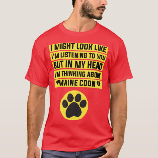 Ik denk aan Maine Coon T-shirt