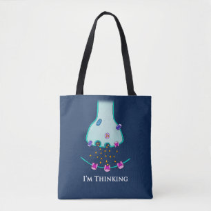Ik denk aan Neuron Synapse Tote Bag