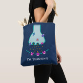 Ik denk aan Neuron Synapse Tote Bag (Dichtbij)
