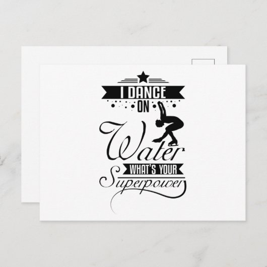 Ik denk aan water briefkaart (Voorkant / Achterkant)