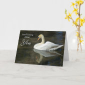 Ik denk alleen aan jou kaart (Gele Bloem)