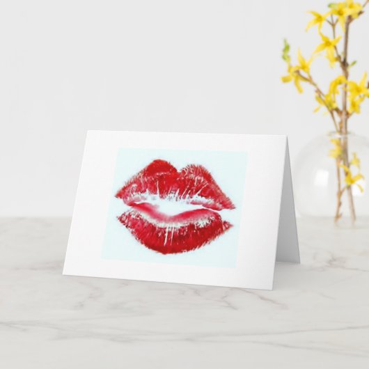 IK DENK ALLEMAAL DAT IK "JE KISSING". KAART (Gele Bloem)