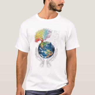 Ik denk bij mezelf wat een wonder t-shirt