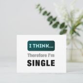 Ik denk briefkaart (Staand voorkant)