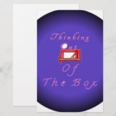 Ik denk buiten de doos. briefpapier (Voorkant / Achterkant)