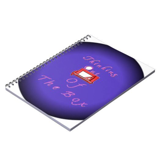 Ik denk buiten de doos. notitieboek (Linkerzijde)