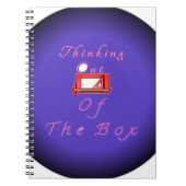 Ik denk buiten de doos. notitieboek (Voorkant)