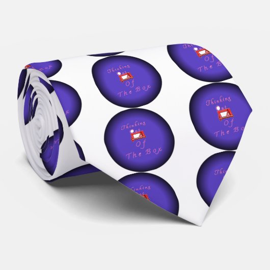 Ik denk buiten de doos. stropdas (Opgerold)