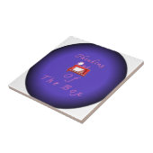 Ik denk buiten de doos. tegeltje (Zijkant)