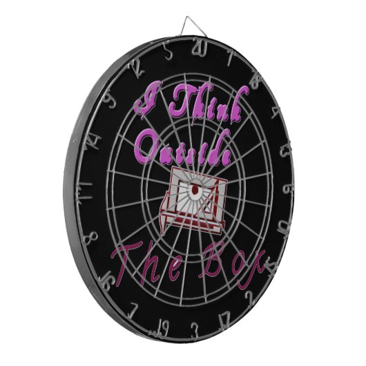 Ik denk buiten de ZA-doos. Dartbord (Voorkant Links)