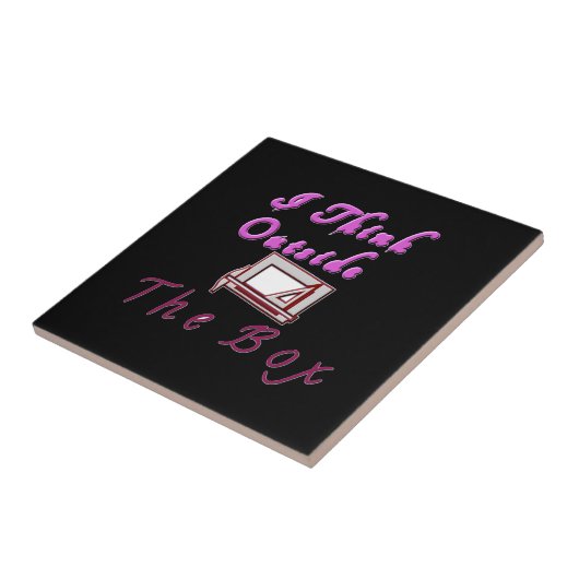 Ik denk buiten de ZA-doos. Tegeltje (Zijkant)