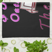 Ik denk buiten de ZA-doos. Theedoek (Gevouwen)