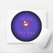 Ik denk buiten het kader. muismat (Met muis)